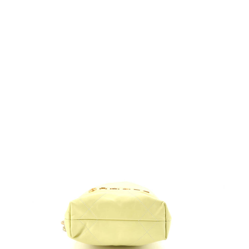 Chanel Mini 22 Chain Hobo Quilted Calfskin - Picture 4 of 5